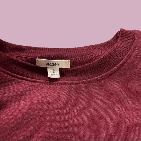Ardene Graphic Sweatshirt (Maroon) - Picture 2 of 2
